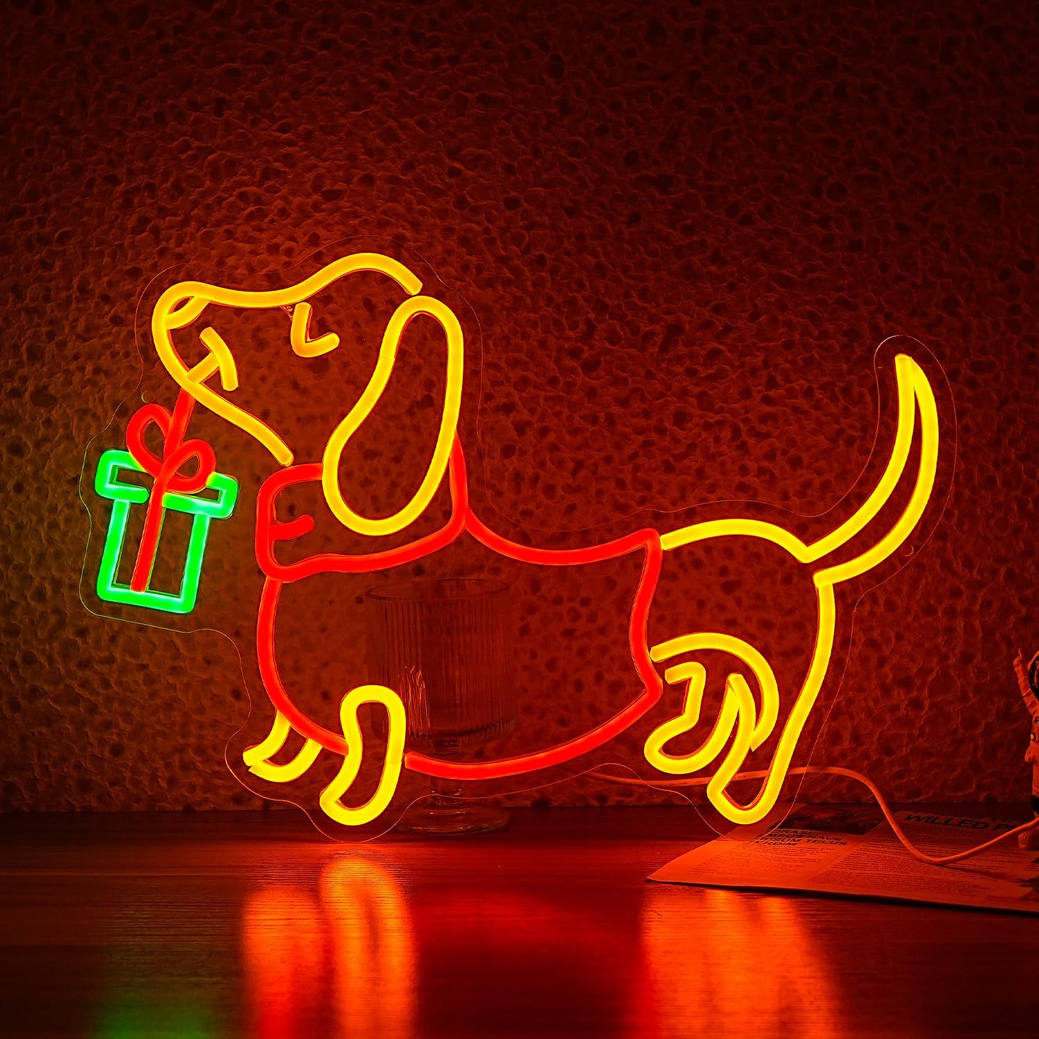Lighting Decoration Ideas For Home - USB 디밍 가능한 닥스훈트 네온 사인