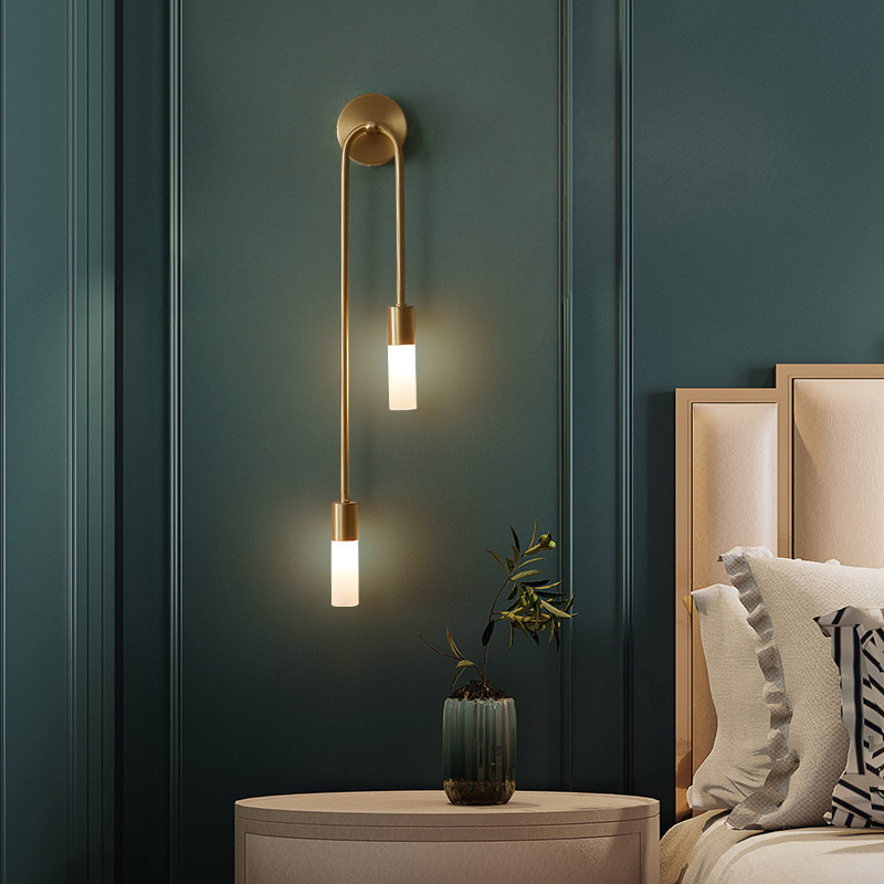 Lighting Decor For Bedroom - 레트로 배경 거실 통로 침실 램프