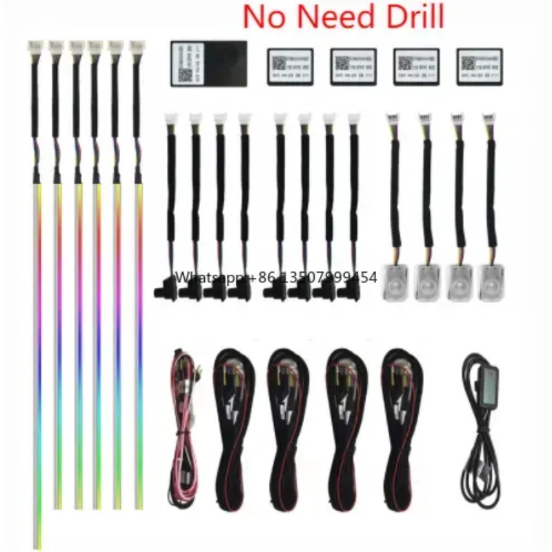 Lighting Decor - A80 64색 LED 엠비언트 라이트 아크릴