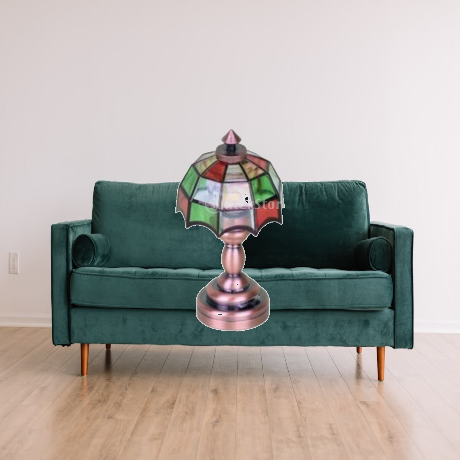 Vintage Lighting Decor - 미니어처 램프 빈티지 합금 유약 인형