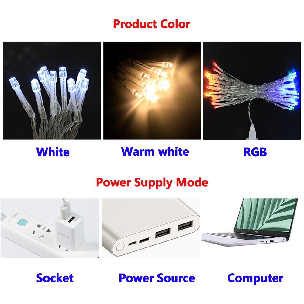 USB 라이트 스트링 DIY 휴일 장식 1.5M/3M/ - Lighting Decor Company 리뷰 및 가격
