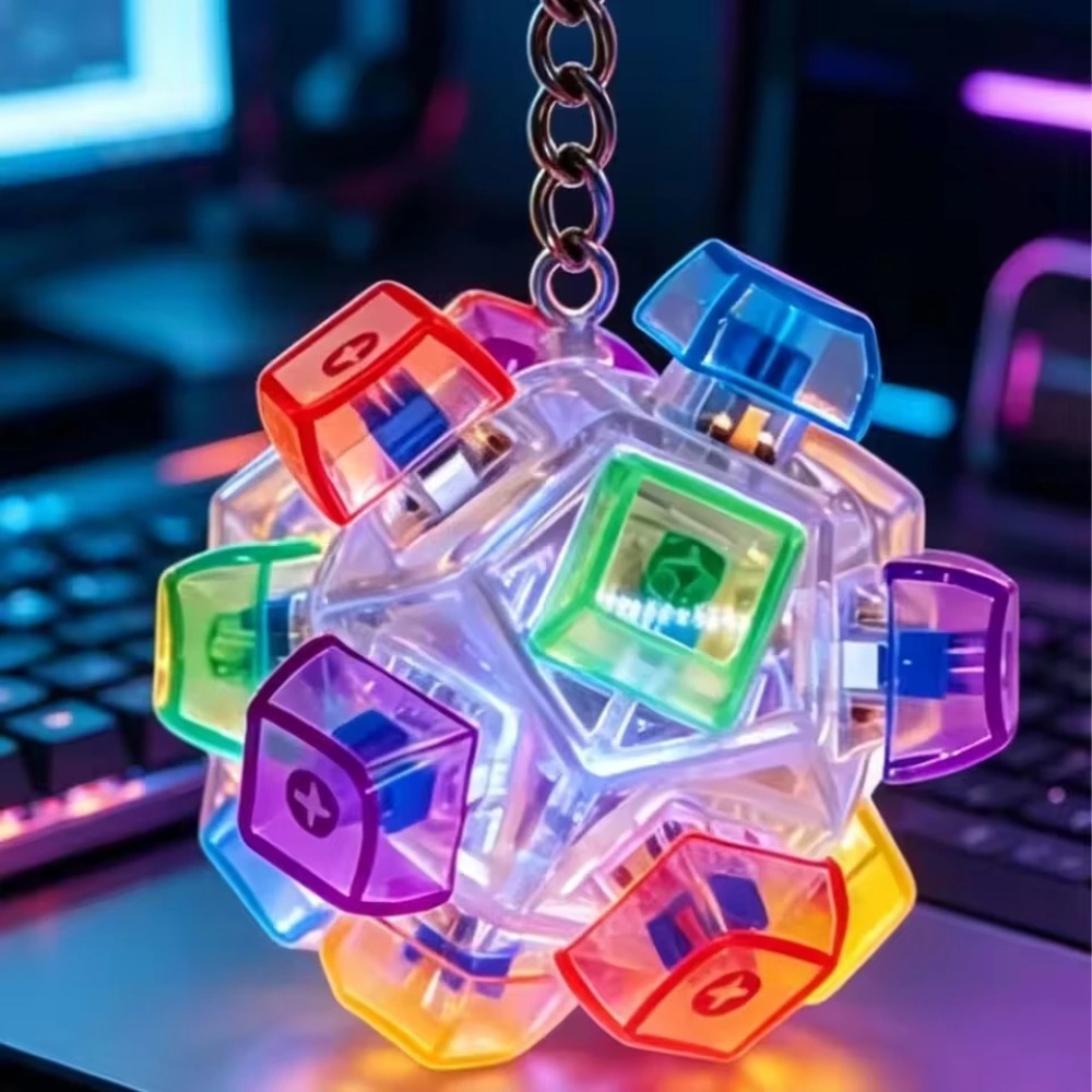 LED 라이트업 키체인 키보드 클릭 가능 버튼 스트레스 - Lighting Decoration Ideas For Home 리뷰 및 가격
