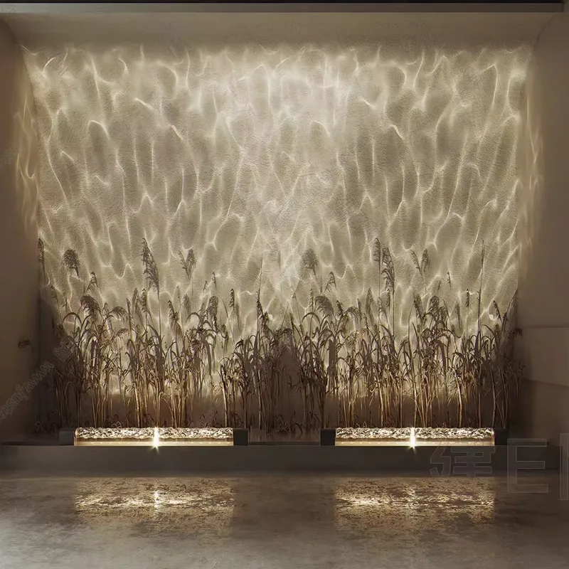스마트 3D 벽면 프로젝션 조명, 물결 무늬 분위기 조 - Lighting Decor For Bedroom 리뷰 및 가격