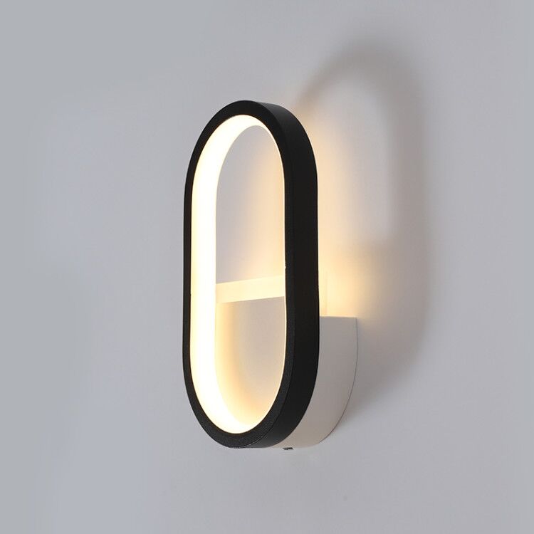 현대적인 북유럽 LED 벽등, 미니멀리스트 블랙 기하학 - Lighting Decor For Bedroom 리뷰 및 가격
