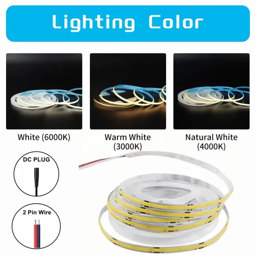 12V 24V DC 플러그 5m 고밀도 접착제 백업 5 - Lighting Decor And More 리뷰 및 가격