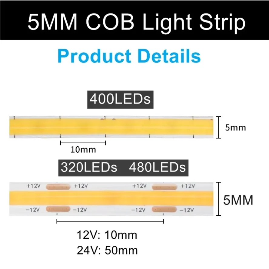 12V 24V DC 플러그 5m 고밀도 접착제 백업 5 - Lighting Decor And More 리뷰 및 가격