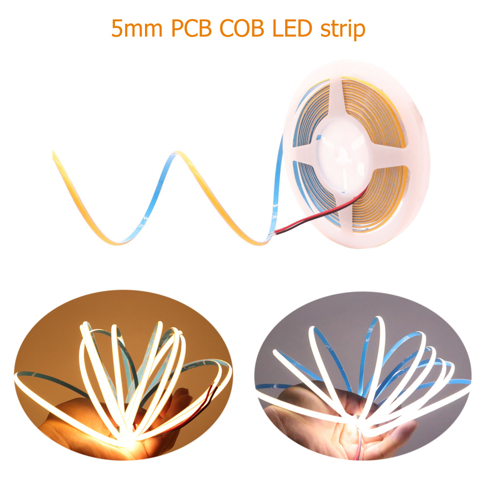 5mm COB LED 스트립 384LED/m 초박형 부 - Lighting Decor And More 리뷰 및 가격