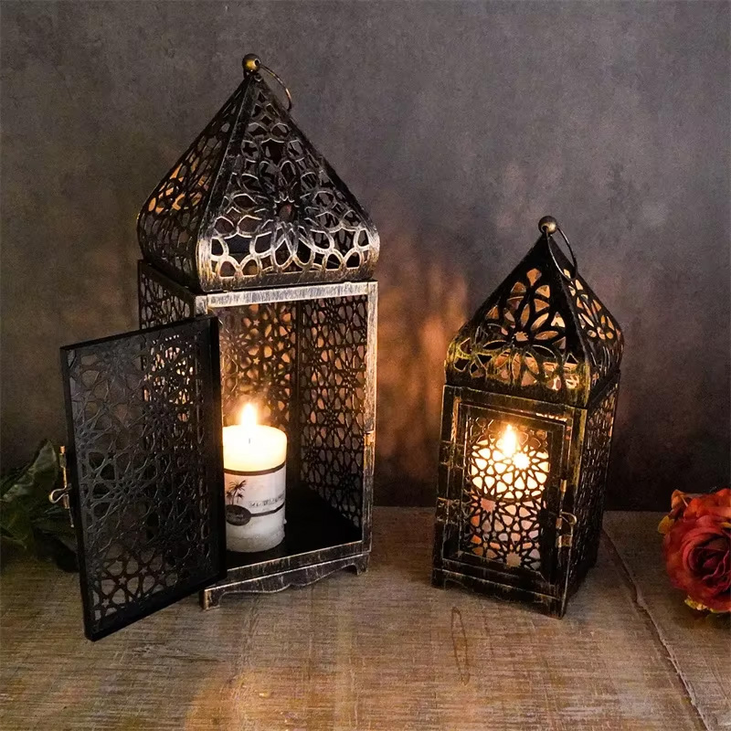 중동 아랍풍 메탈 빈티지 풍등 랜턴 캔들 홀더 홈데코  - Lighting Decoration Ideas For Home 리뷰 및 가격