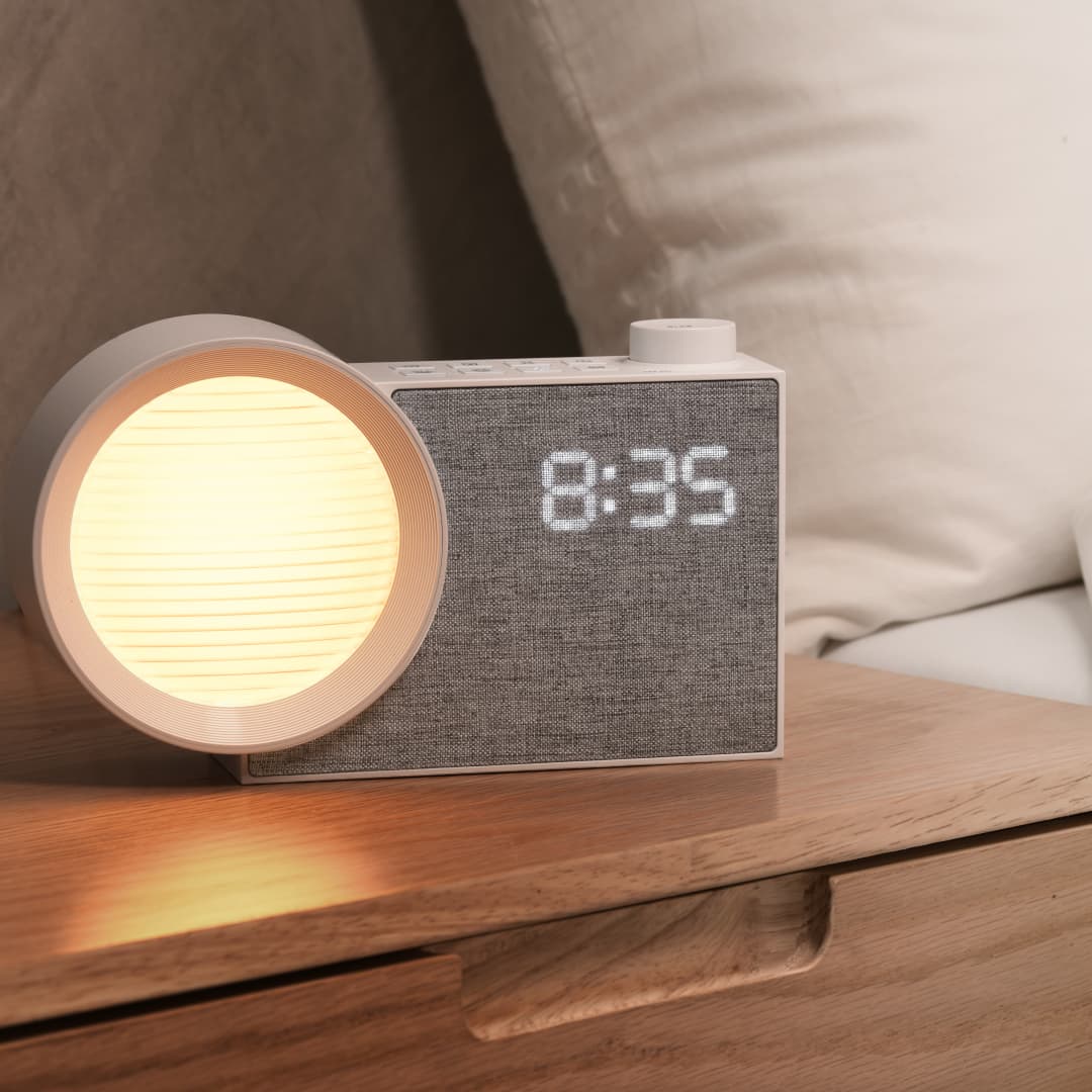 WILIT LED 무드등 알람 시계, 백색소음 및 타이 - Lighting Decor For Bedroom 리뷰 및 가격