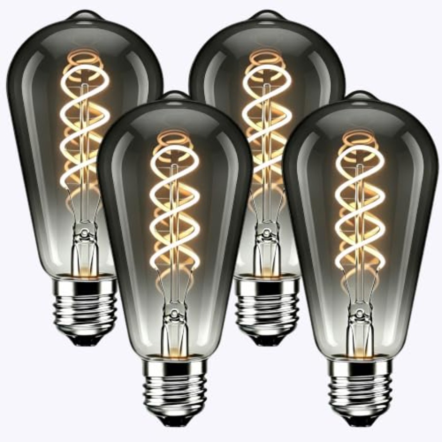 4팩 ST64 LED 에디슨 전구 6W 60W 상당,  - Vintage Lighting Decor 리뷰 및 가격