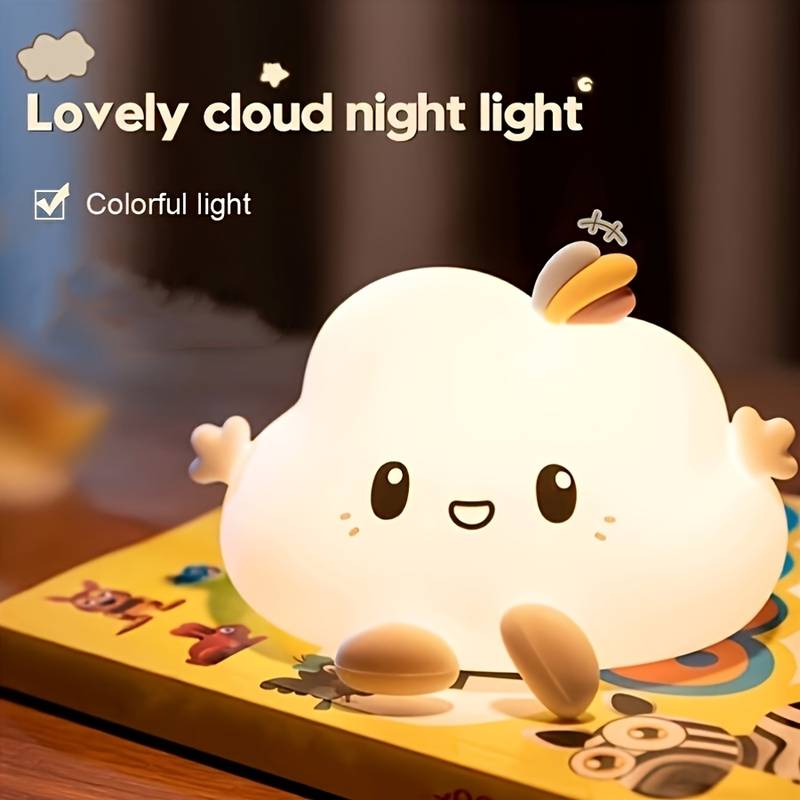 구름 야간 조명, 터치 제어 조광, 충전 및 타이밍,  - Lighting Decor 리뷰 및 가격