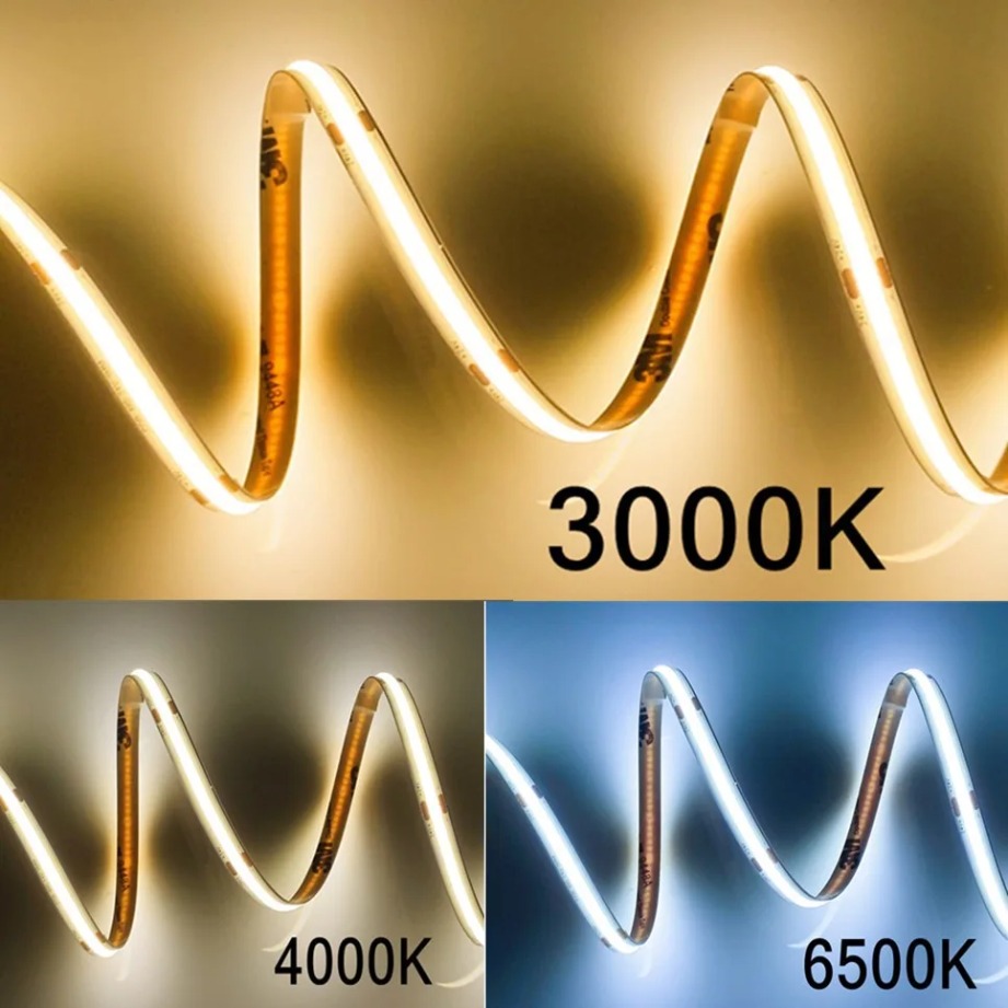 매우 얇은 COB LED 스트립 480LED/m 소프트 - Lighting Decor And More 리뷰 및 가격